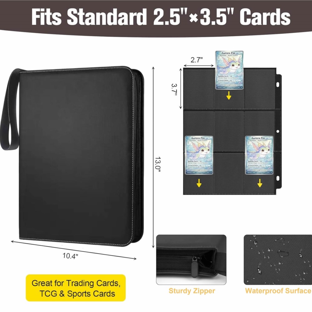 900 Pockets Card Binder Album  - đánh giá và giá Pokemon Binder Card