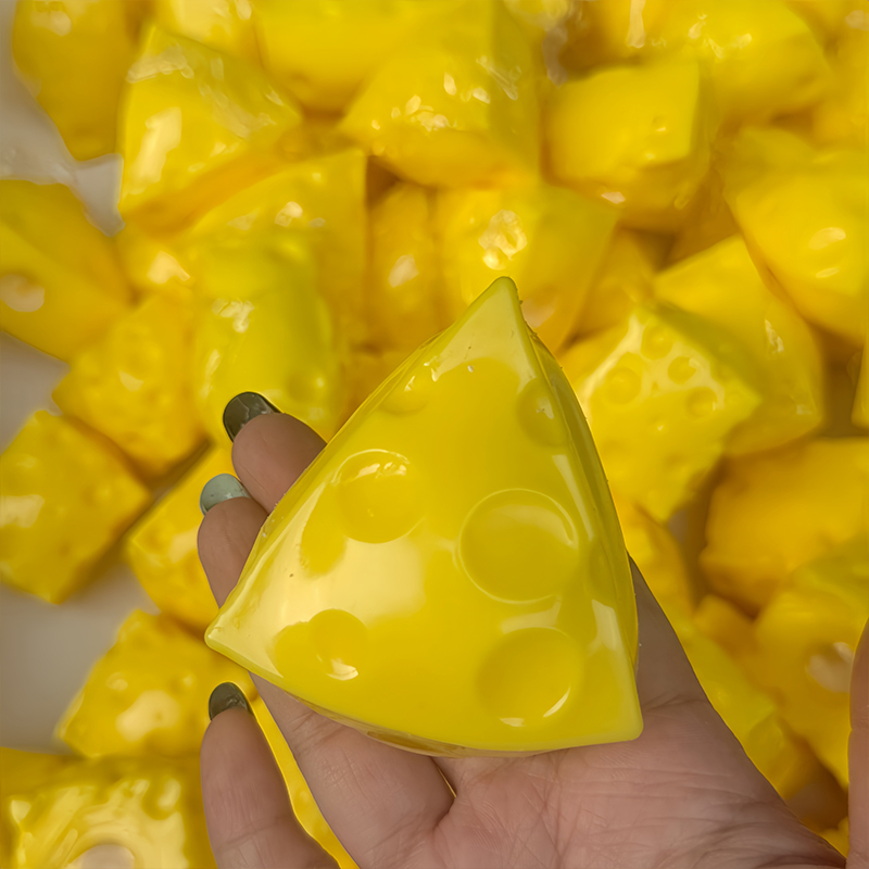 Mini Cheese Cube Squishy Fidge - đánh giá và giá Building Block Mini