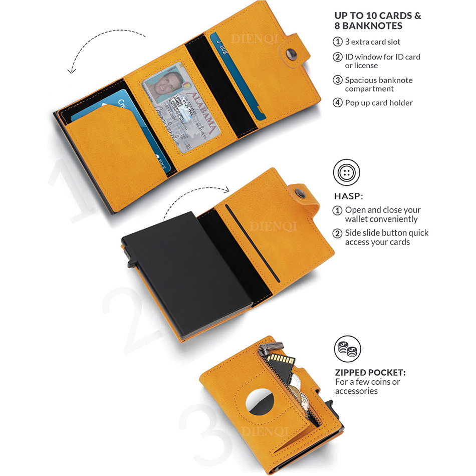 Airtag Wallet Rfid Credit Card - đánh giá và giá Card Top Loader